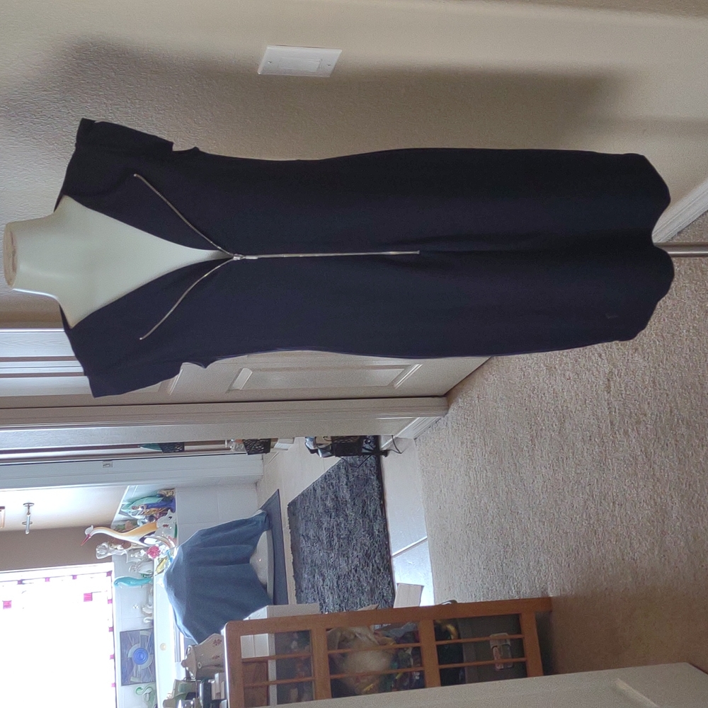 Barbour international navy dress size 6